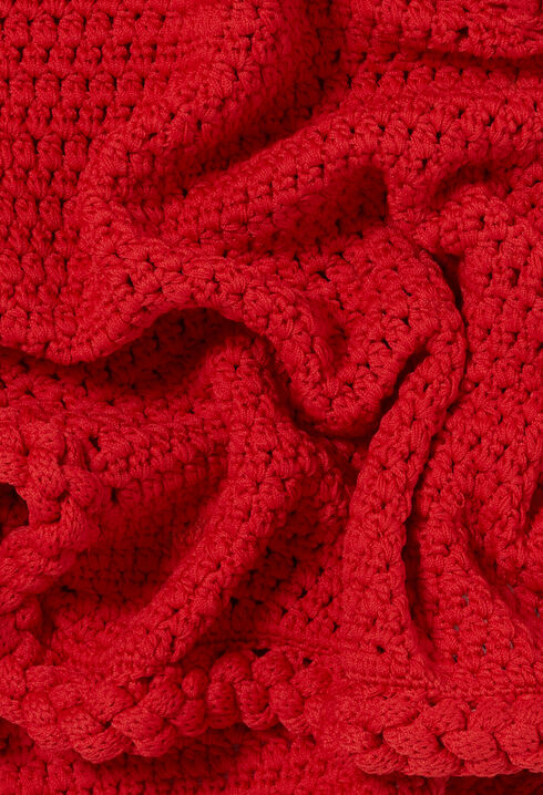 Chaleco de crochet sin mangas