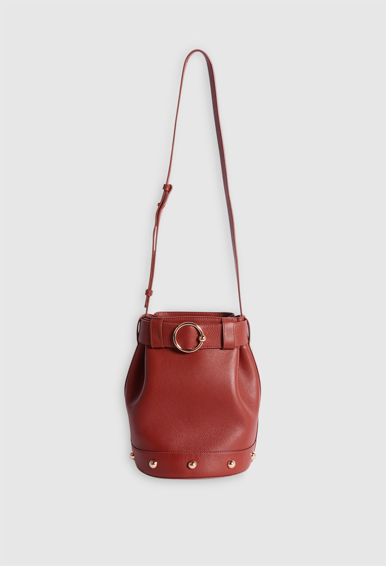 Bolso bombonera de cuero responsable