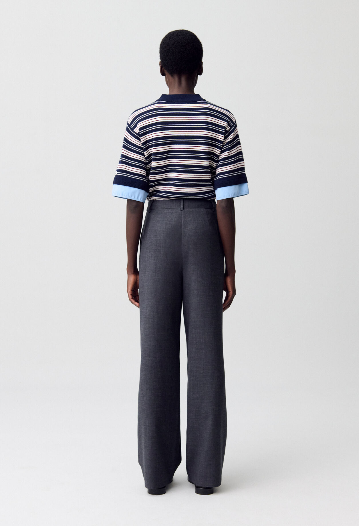 Pantalón de traje ancho