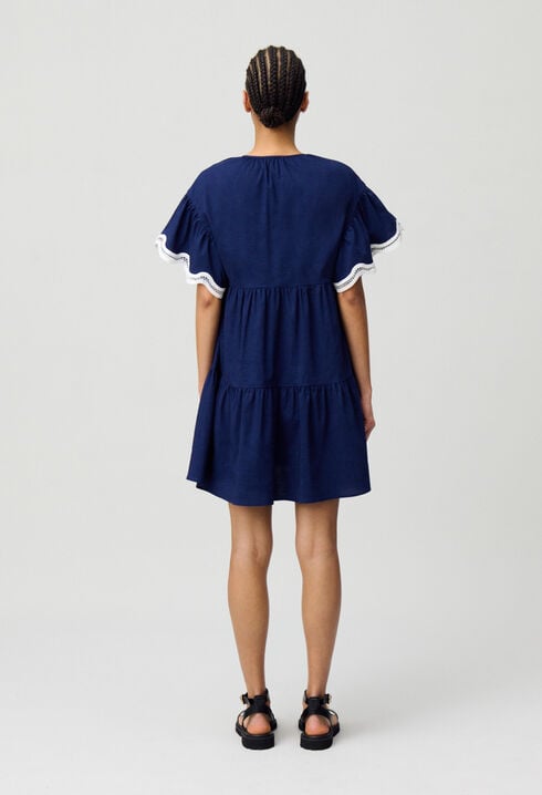 Vestido corto estilo babydoll