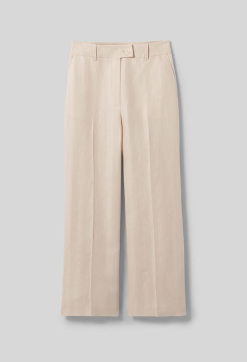 Pantal&oacute;n fluido de lino