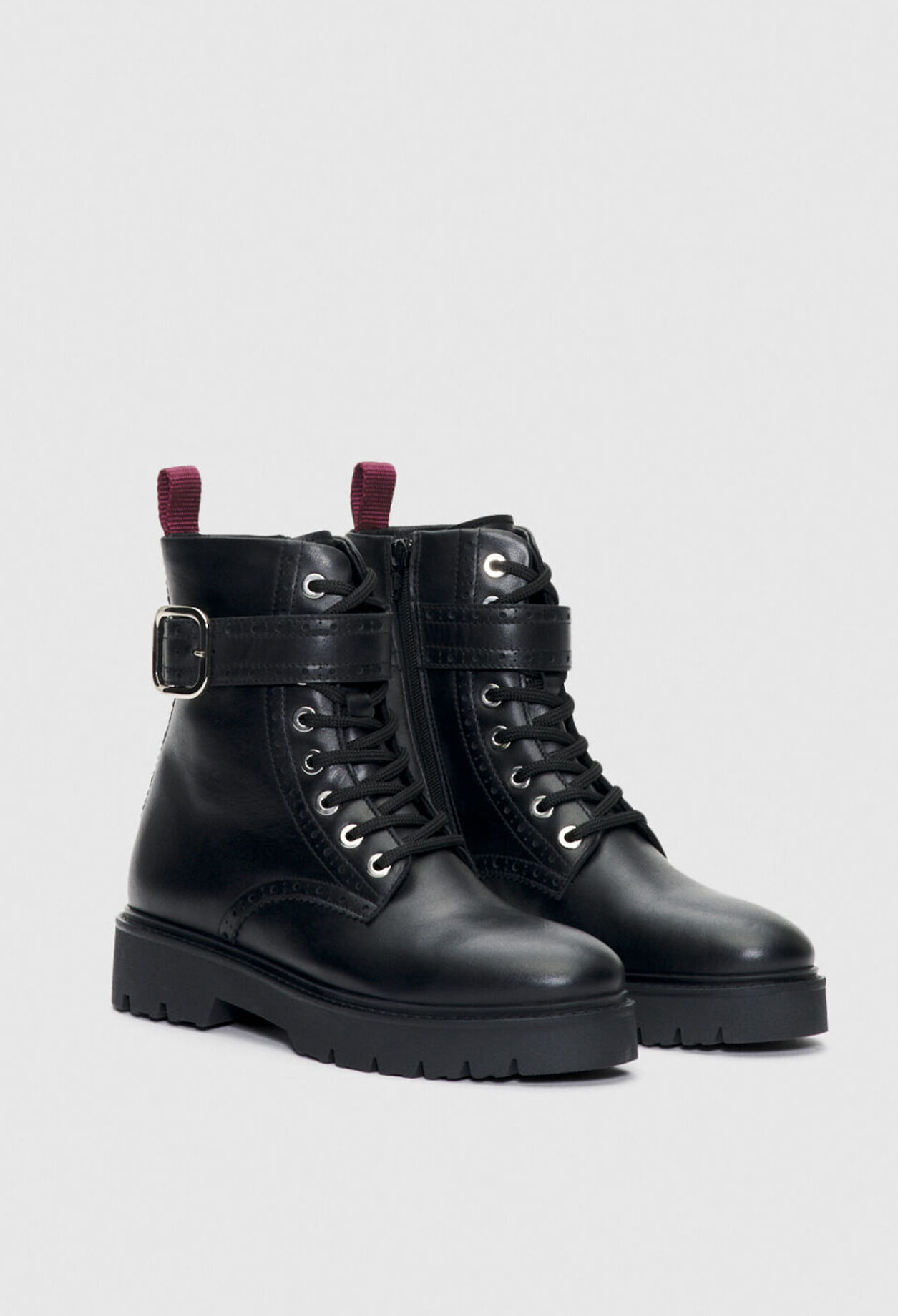 Botas de cuero responsables