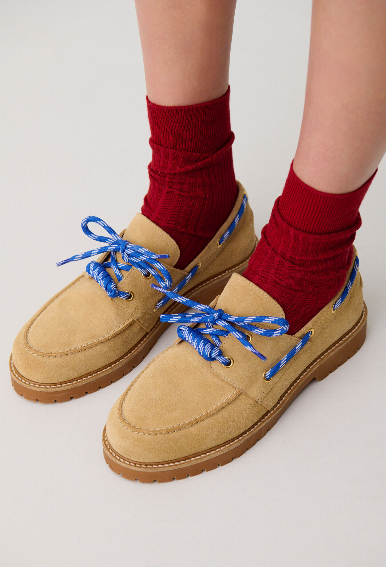 Zapatos Belem n&aacute;uticos cuero ante