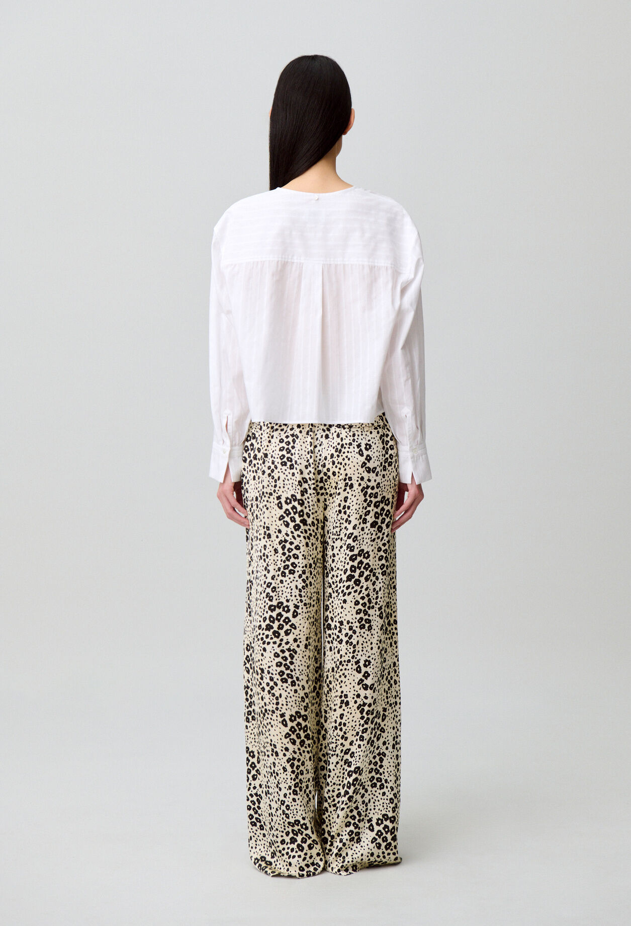 Camisa de algodón a rayas