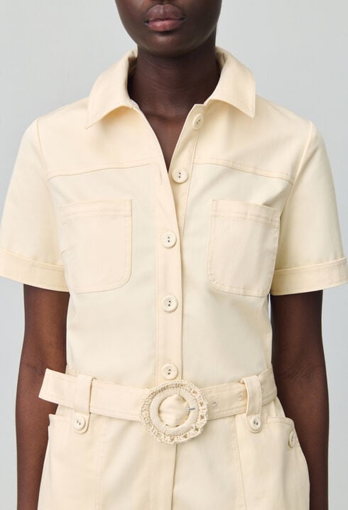 Mono corto estilo camisa
