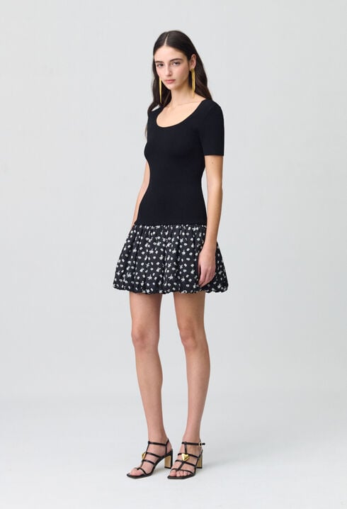 Vestido corto con lunares