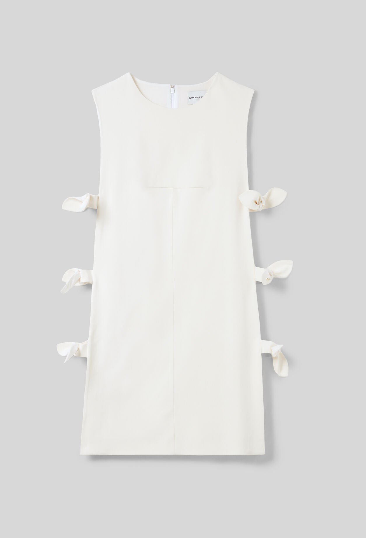 Vestido corto con lazos