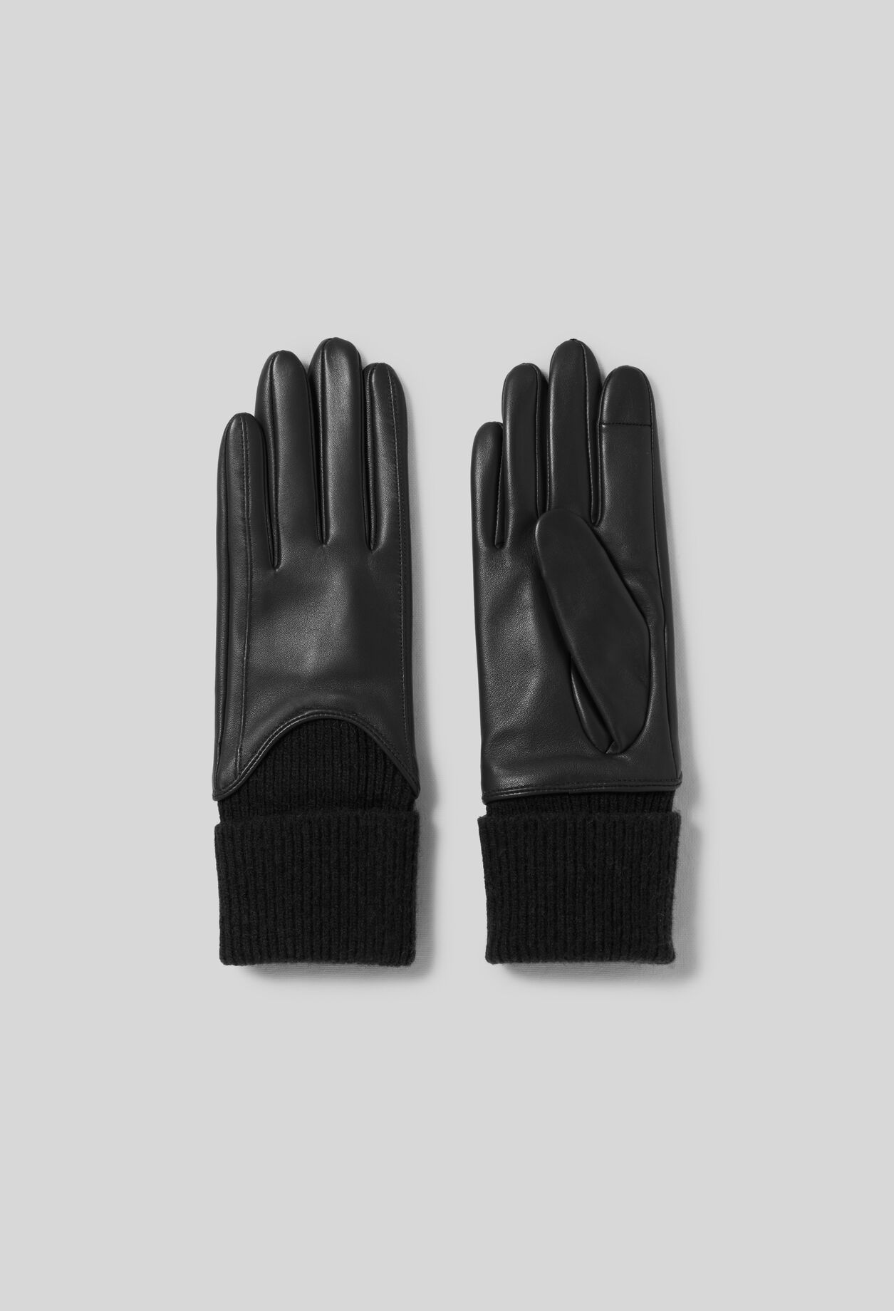Guantes de cuero y malla