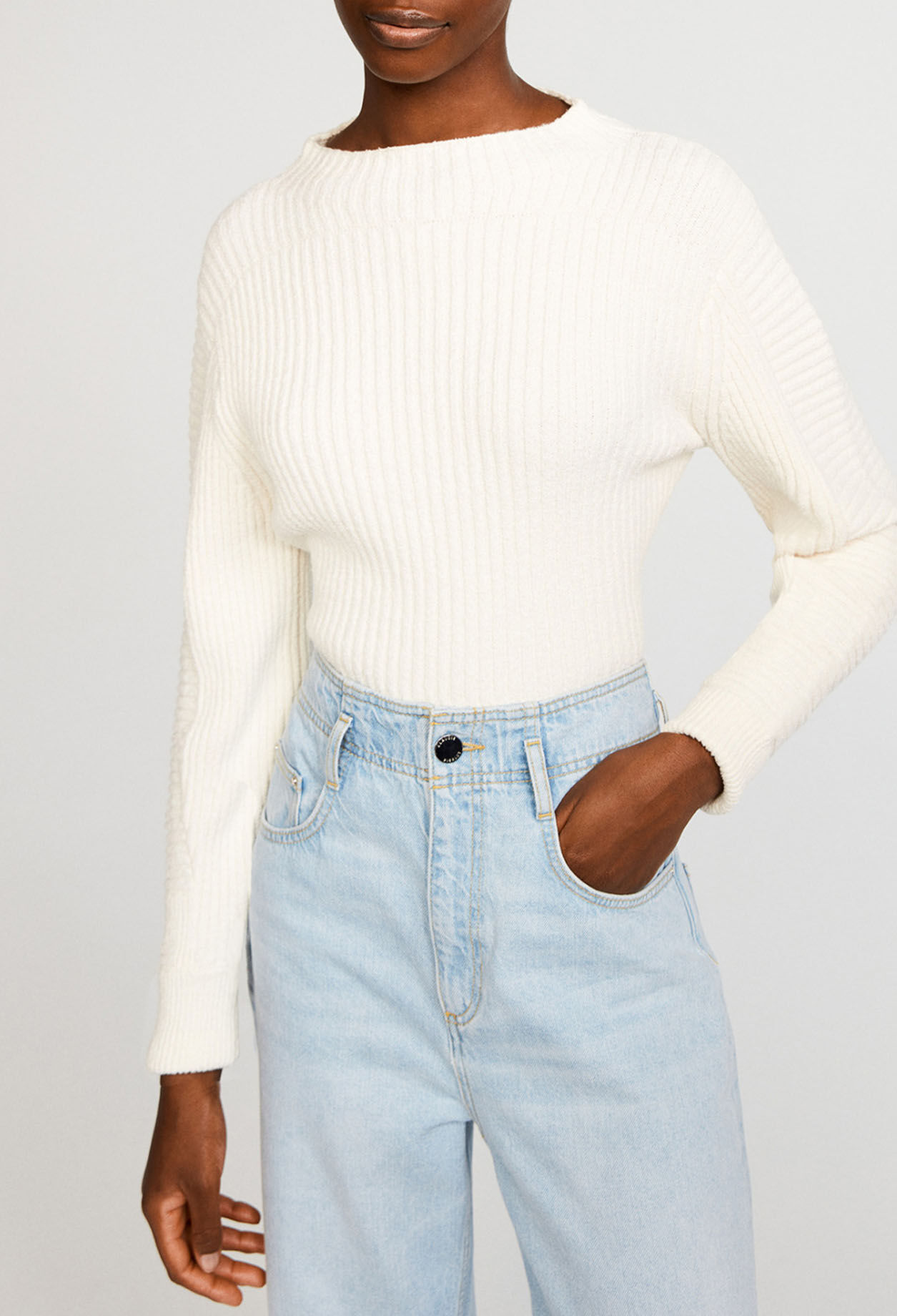 Jersey de cuello alto