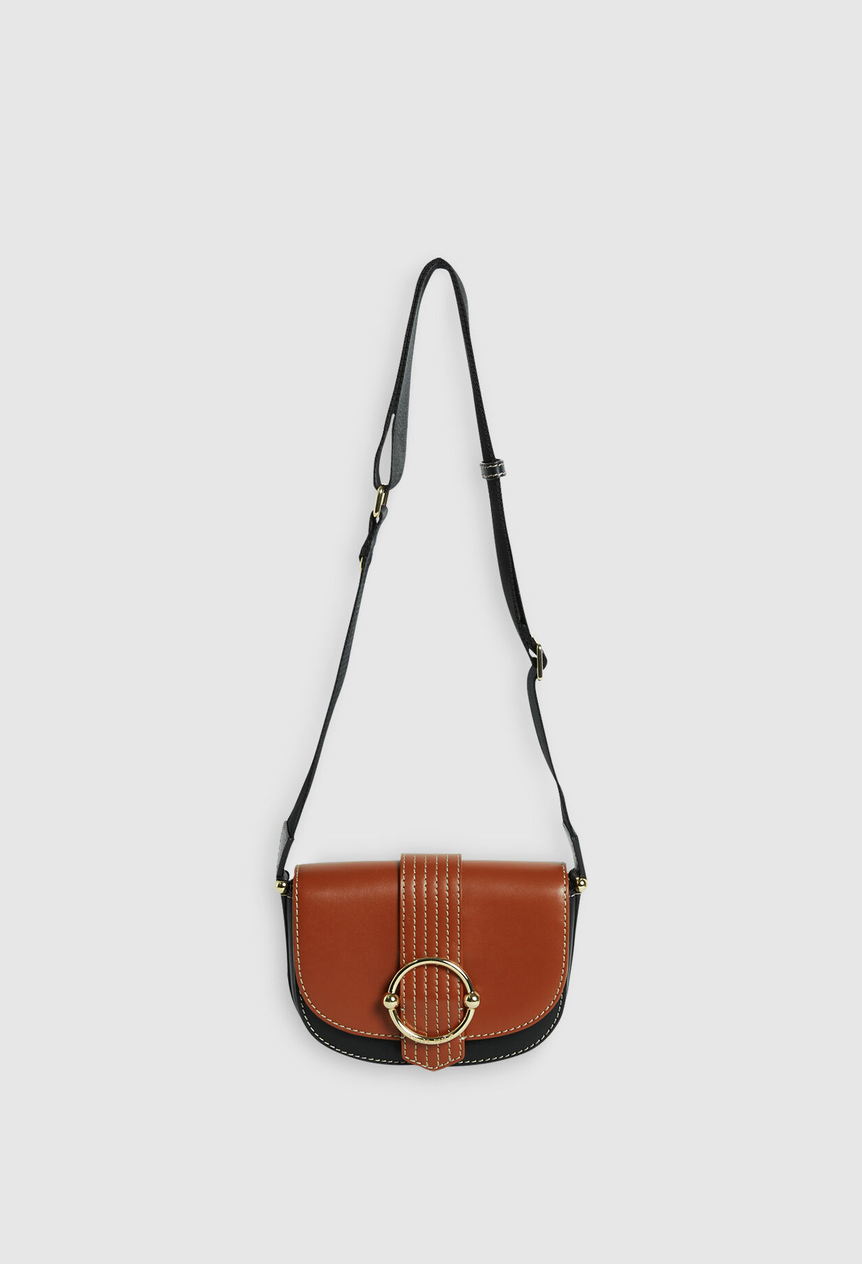 Bolso bandolera de cuero