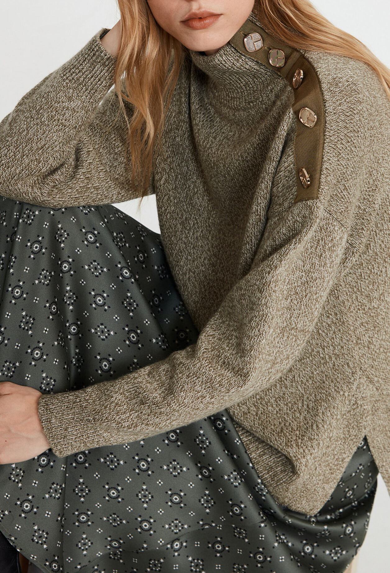 Jersey oversize de lana