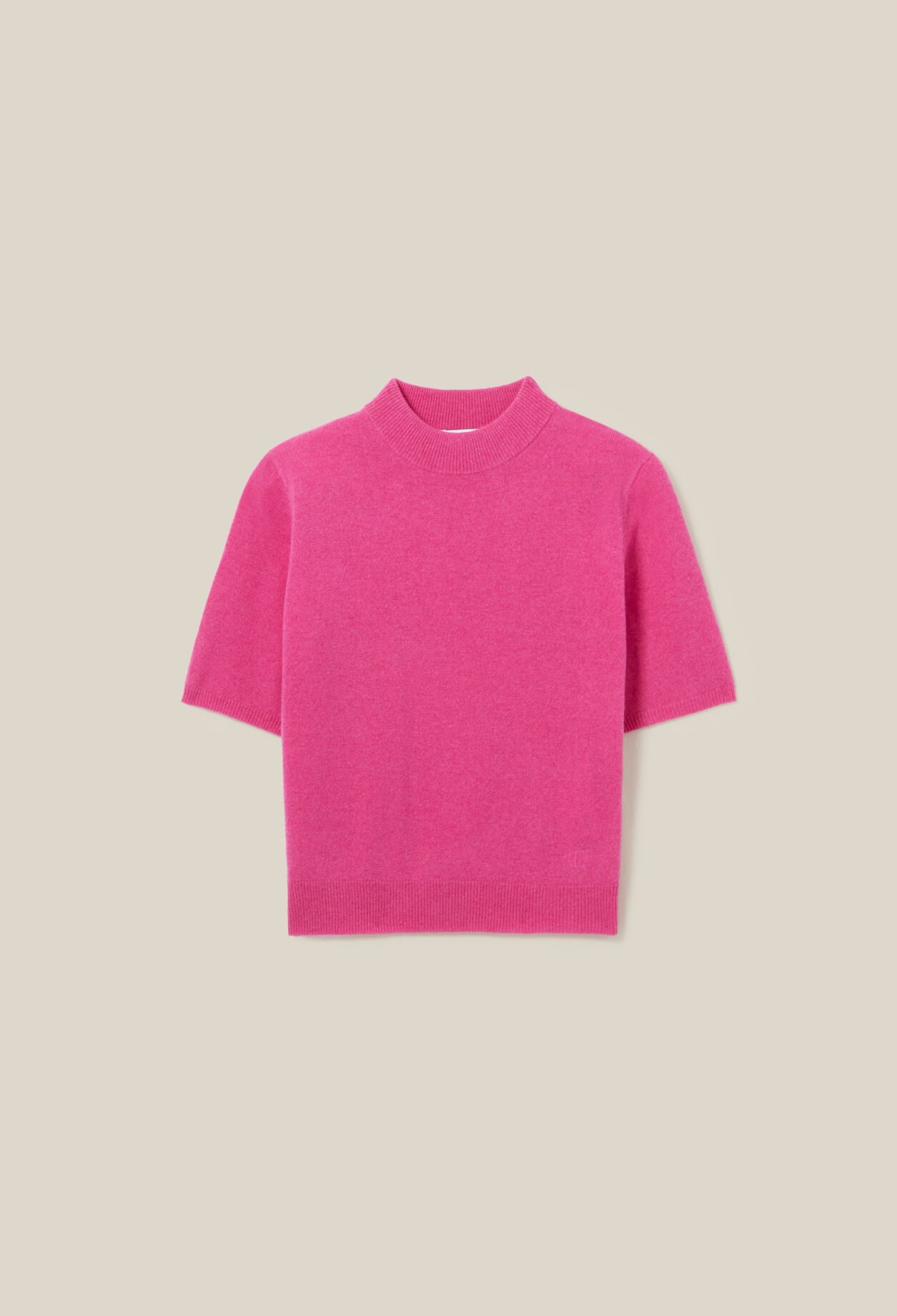 Jersey de lana cuello alto