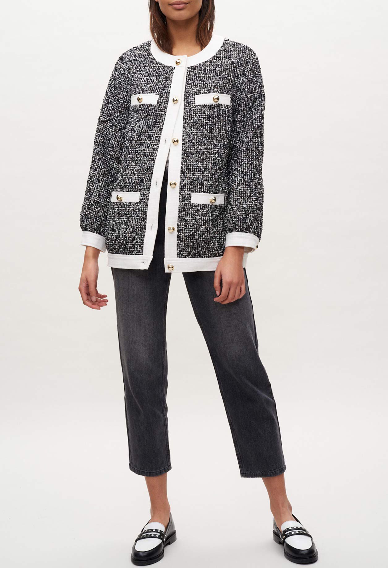 Cazadora de tweed