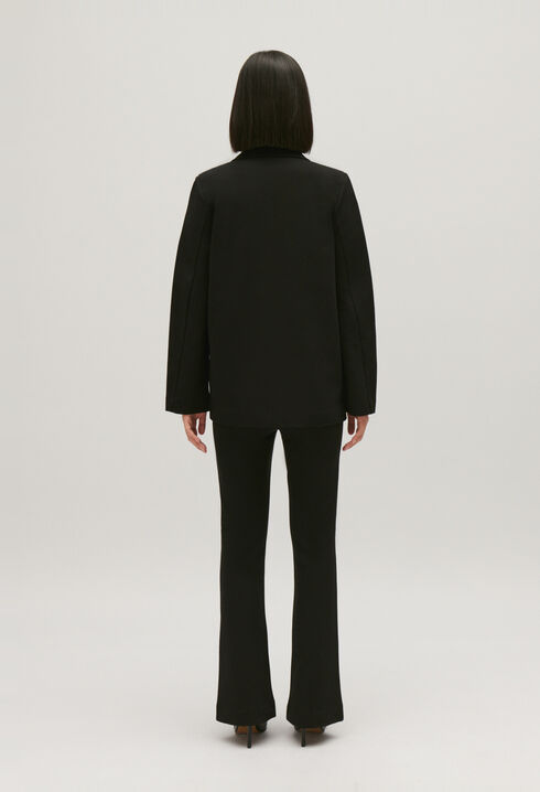 Chaqueta de traje oversize negra