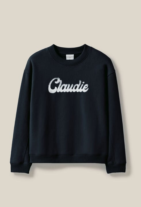 Sudadera amplia Claudie estampada