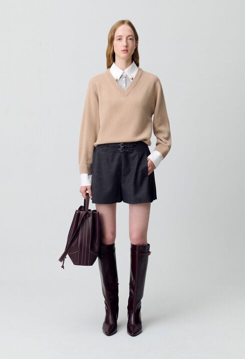Jersey de cuello en V