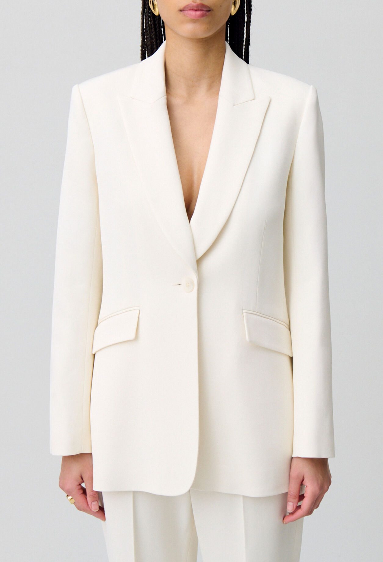 Chaqueta de traje entallada