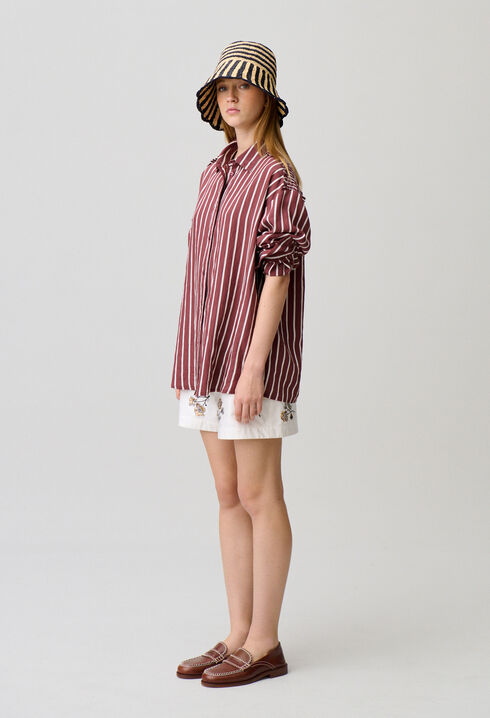 Camisa oversize de rayas