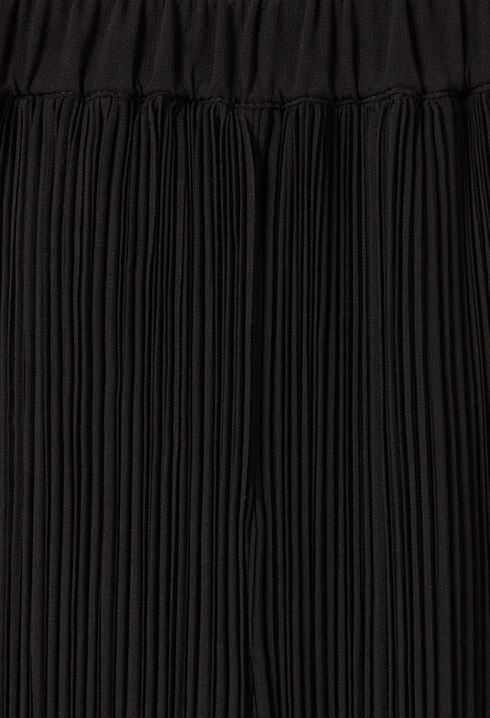Pantalón fluido con volantes