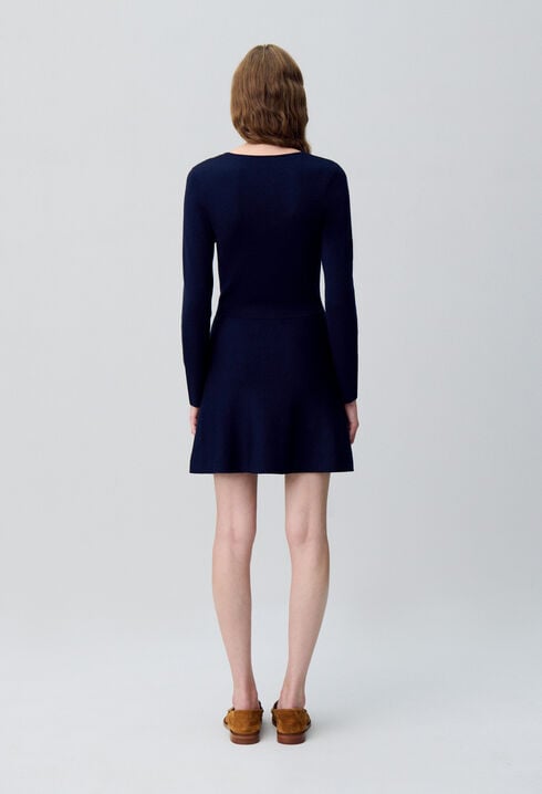 Vestido ajustado de punto