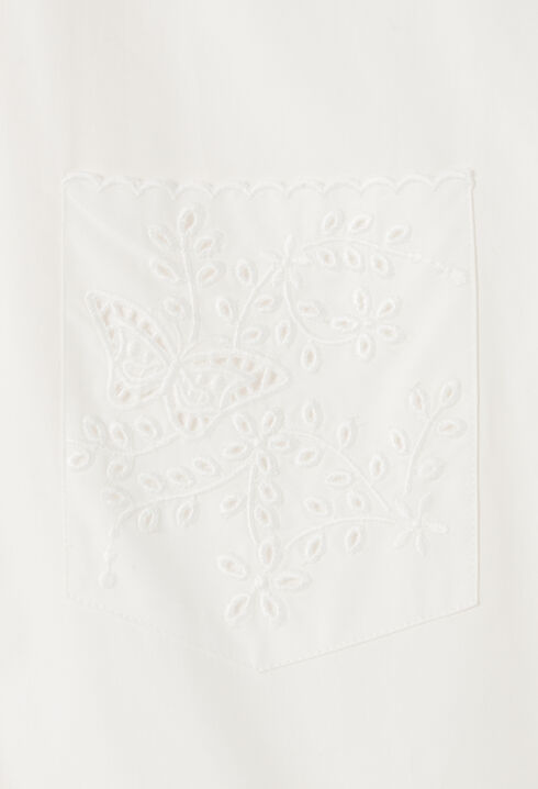 Camisa blanca bordada
