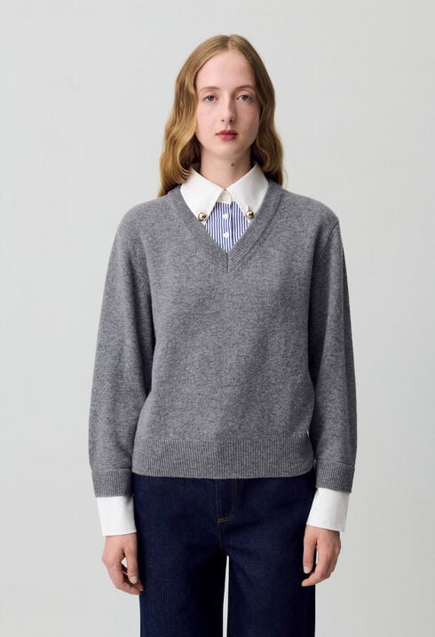Jersey de cuello en V