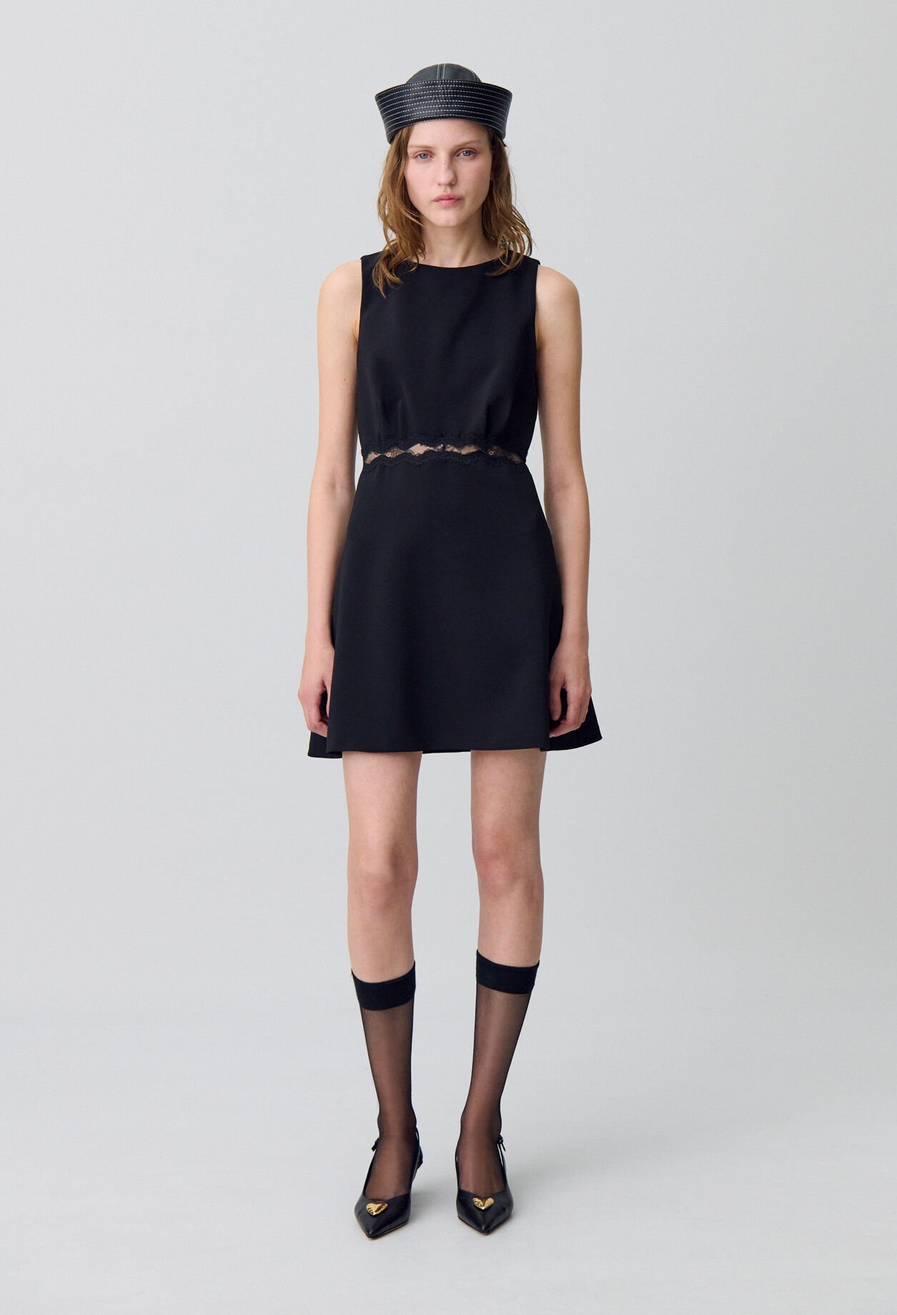 Vestido encaje espalda descubierta