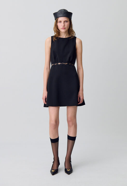 Vestido encaje espalda descubierta