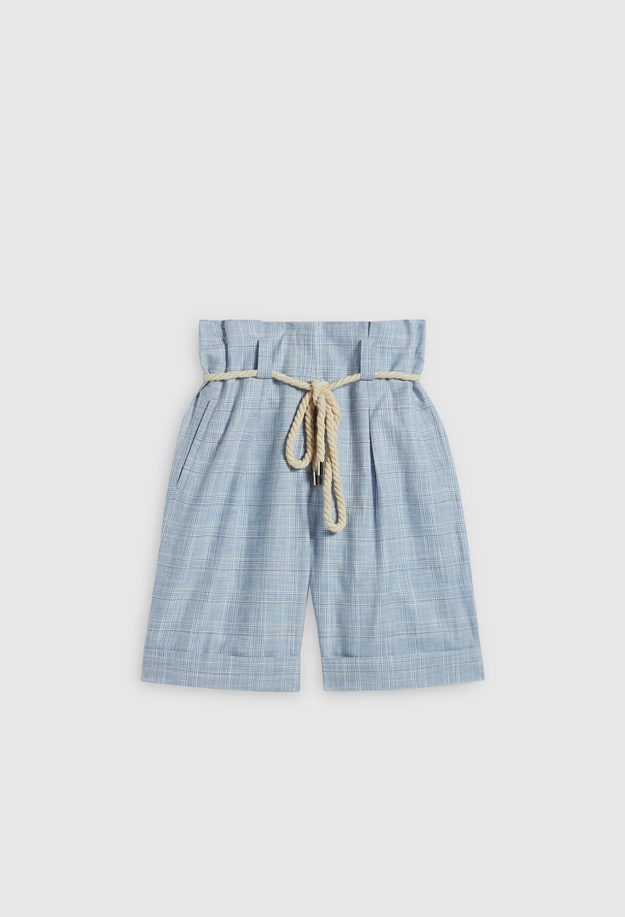Pantalón corto de cintura alta