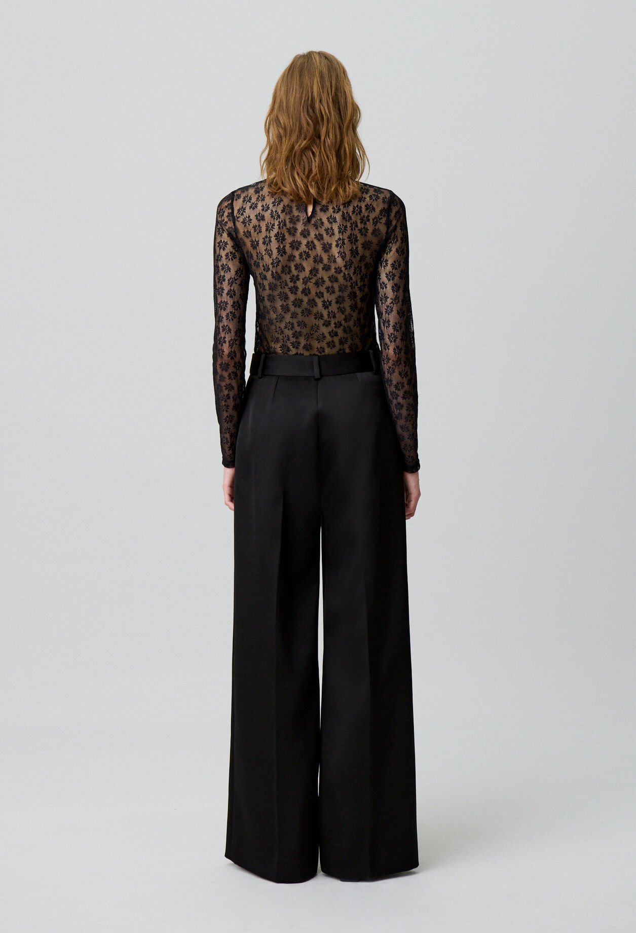 Pantalón de sastre de satén
