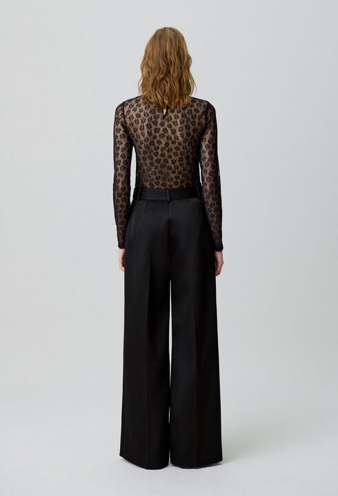 Pantalón de sastre de satén