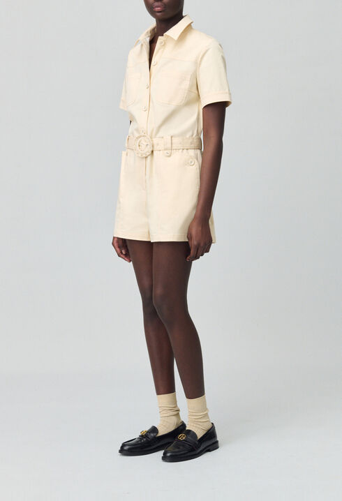 Mono corto estilo camisa