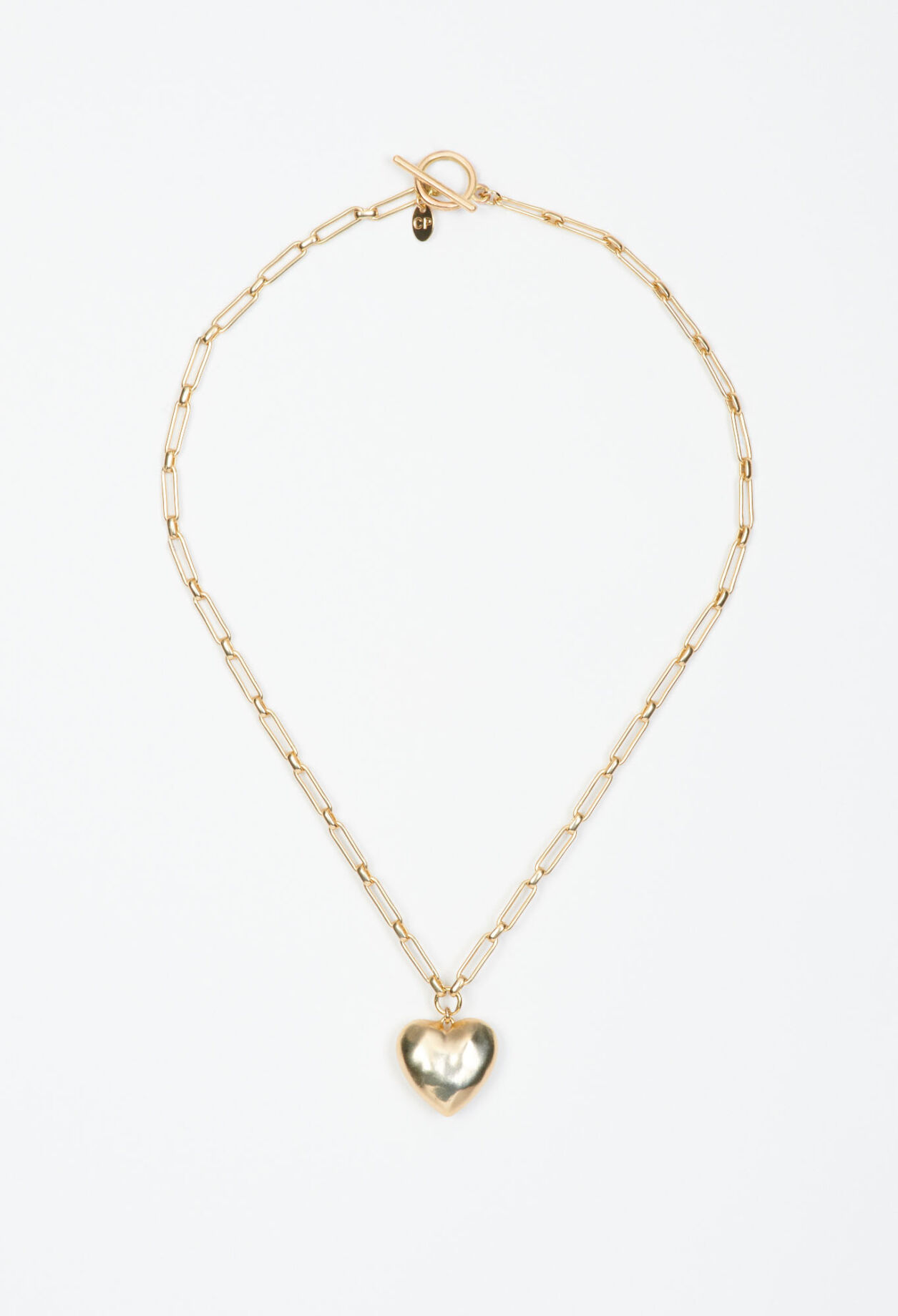 Collar de eslabones dorados