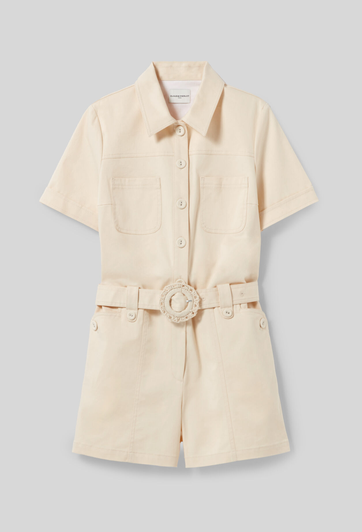 Mono corto estilo camisa