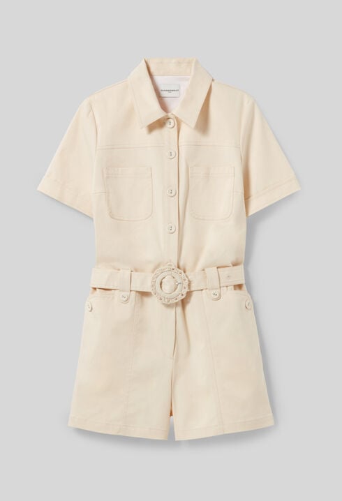 Mono corto estilo camisa