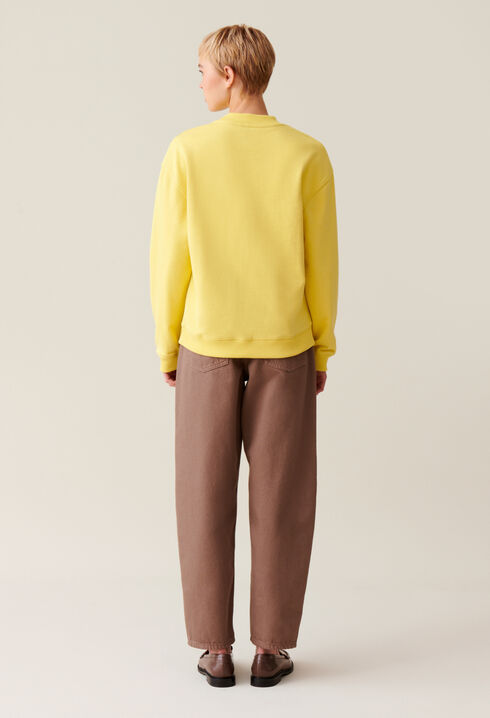 Sudadera amplia Claudie estampada