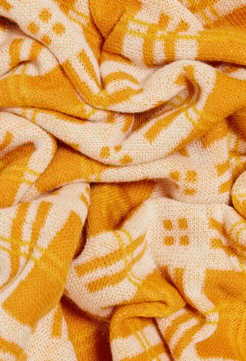 Camiseta tirantes cuadros amarillos