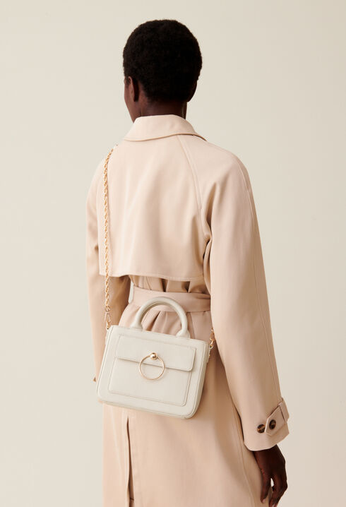 Bolso Anouck piel granulada cadena