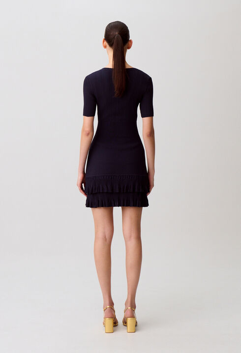 Vestido de punto ajustado