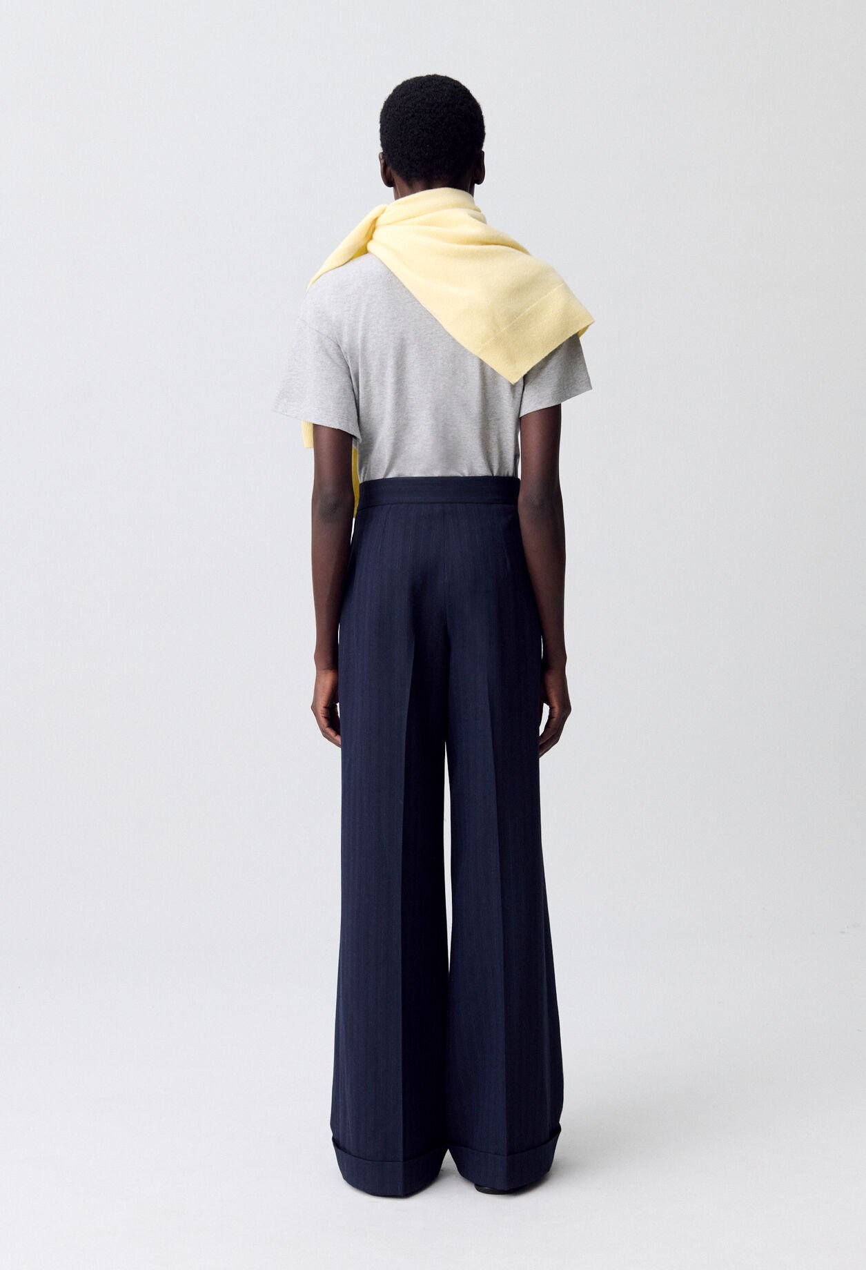 Pantalón de traje recto
