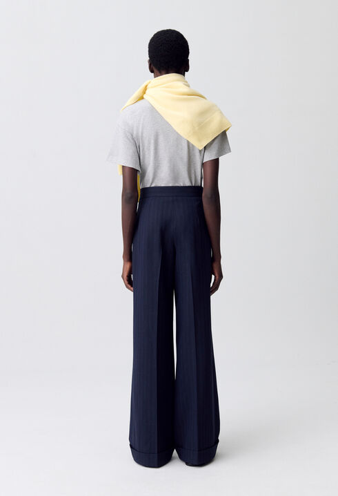 Pantalón de traje recto