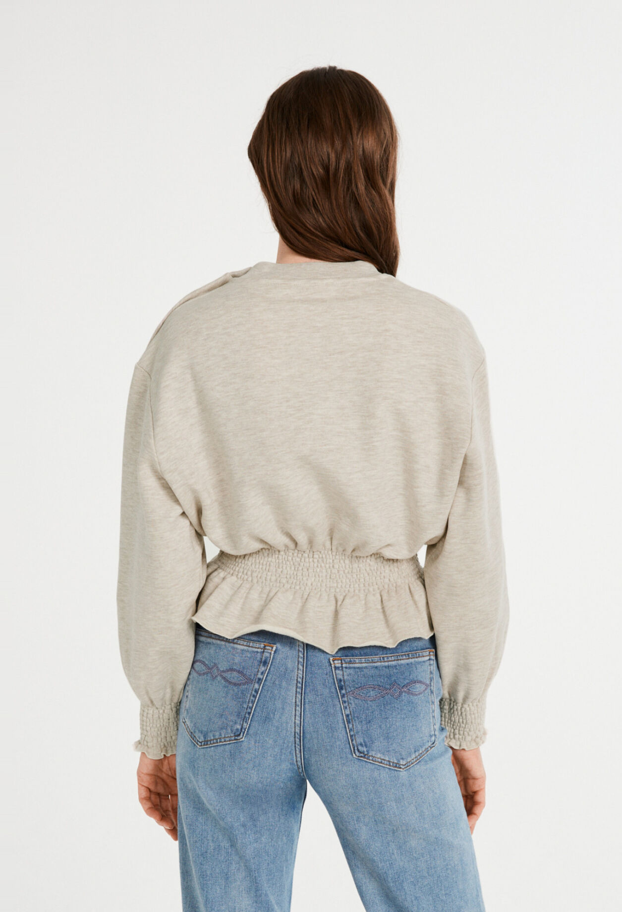 Sudadera gris