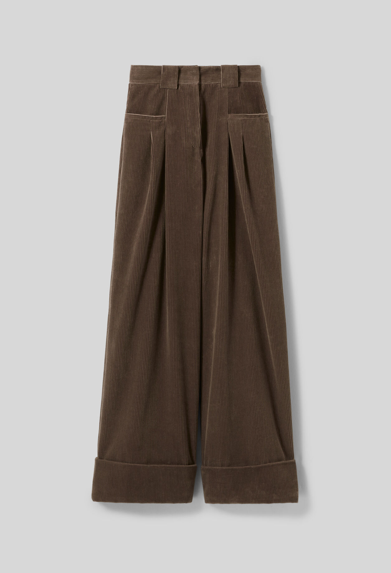 Pantalón amplio de terciopelo