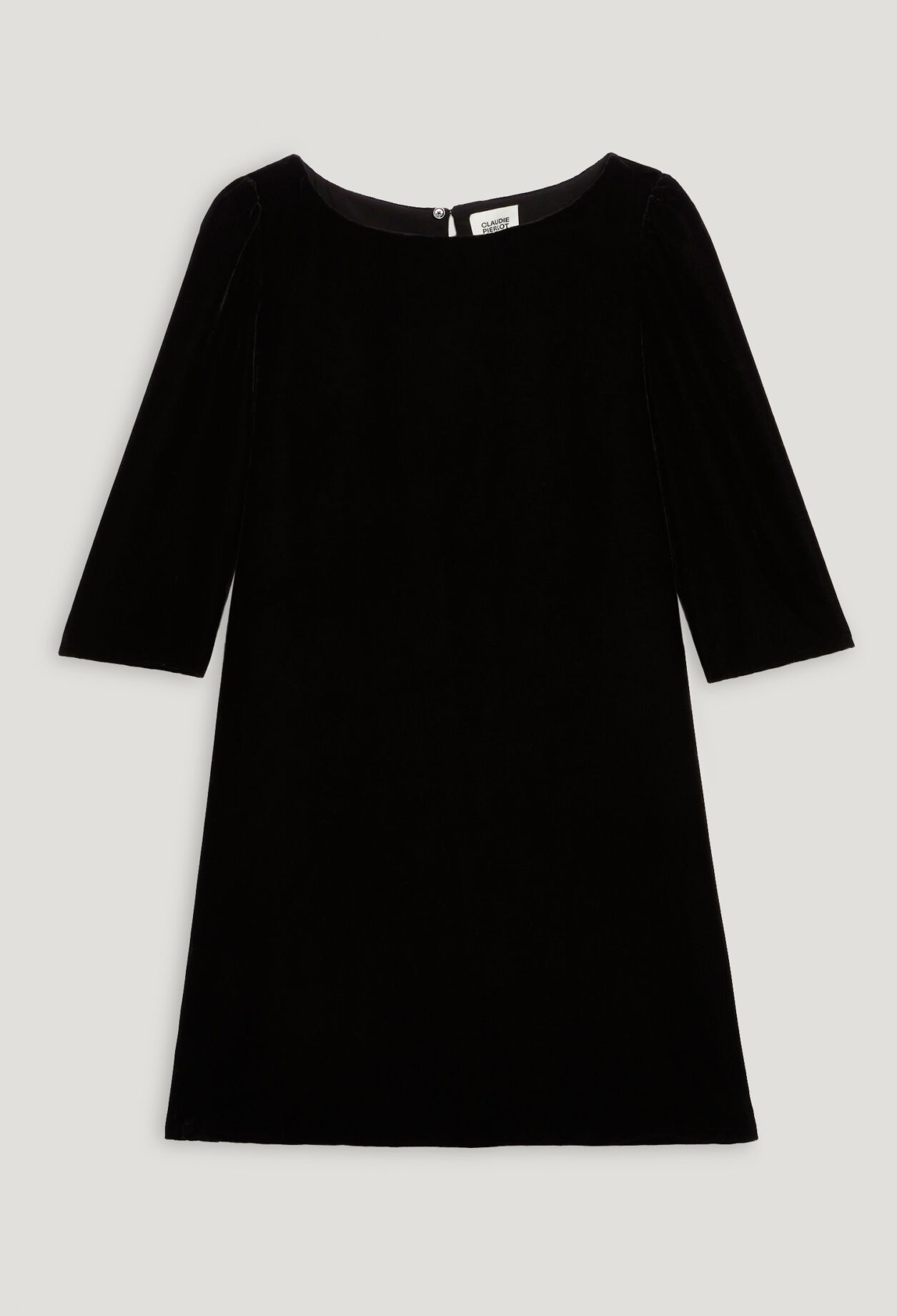 Vestido corto Rififi de terciopelo
