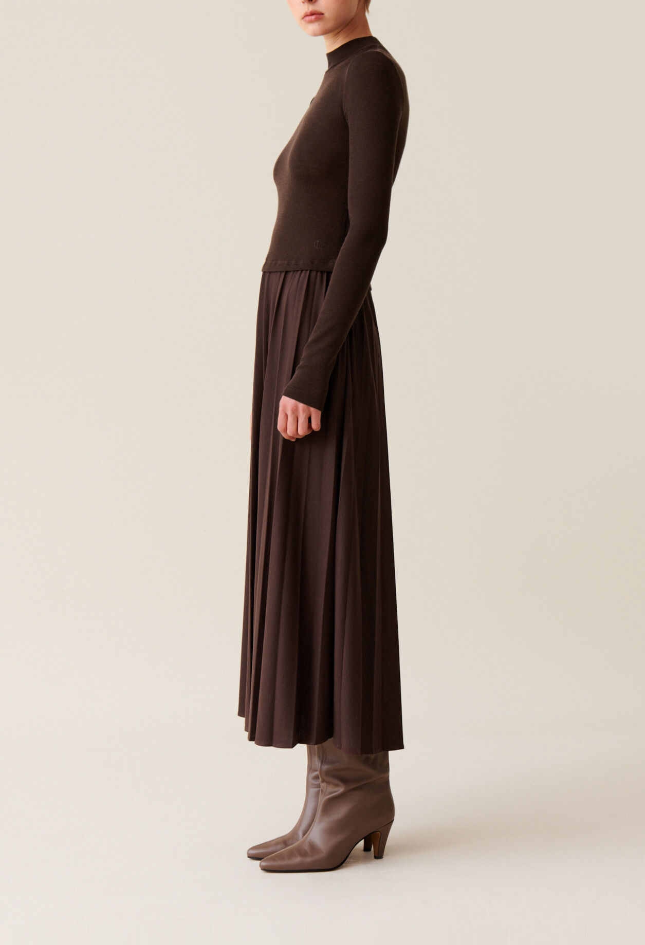 Vestido de punto Twist