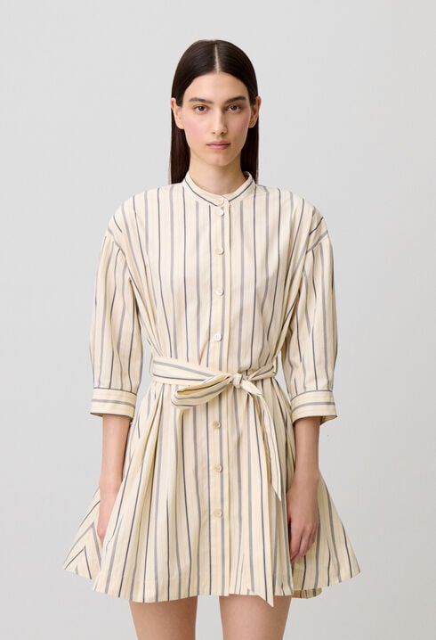 Robe courte manches longues