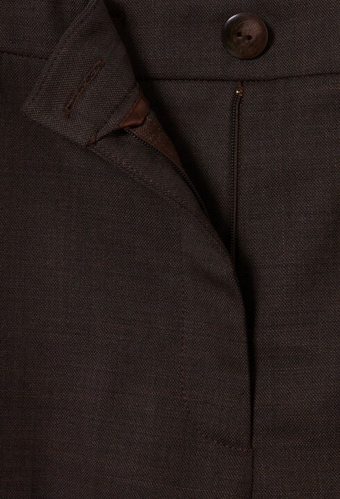 Pantalón recto de lana