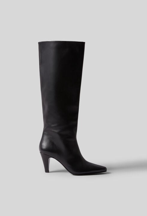 Botas altas de piel