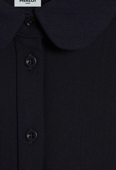 Cuello desmontable punto azul marino