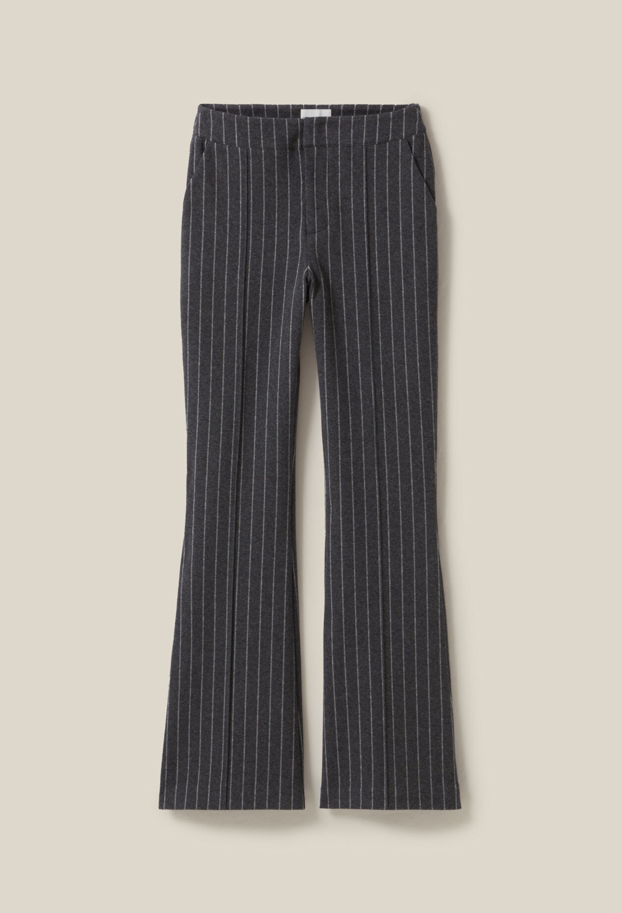 Pantalón flare de rayas